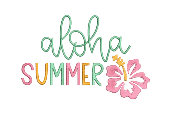 Aloha Summer: A Tropical Embroidery Delight