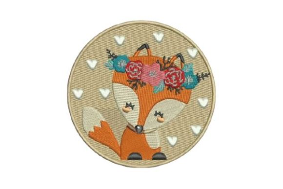 Cute Fox: The Sweet Boho Embroidery Design for Craft Fair Success