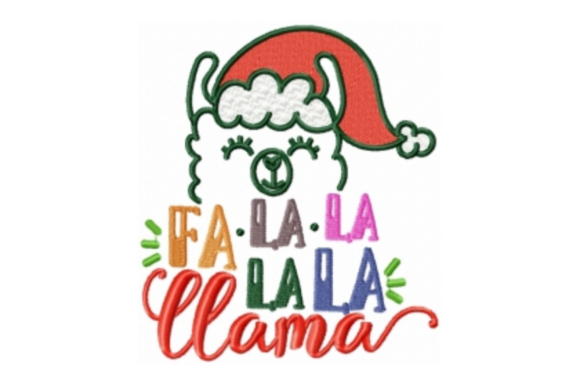 Evaluating the Falalalalala Llama Embroidery Design