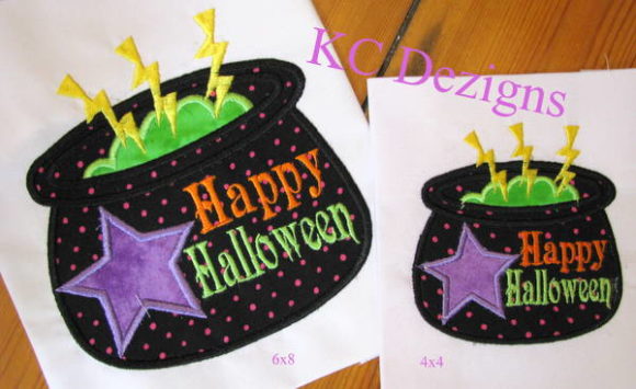 Halloween Cauldron Applique: A Designer’s Review for Gift Crafters