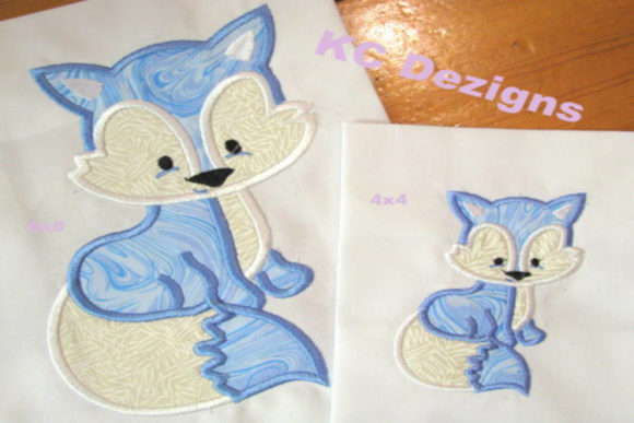 Polar Fox Applique: A Premium Design for Boutique Apparel