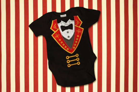 Ringmaster Tuxedo Applique for Your Embroidery Business