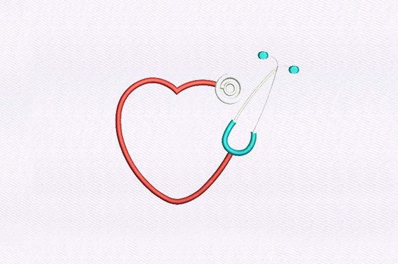 The Heart Stethoscope Embroidery: A Sweet Accent for Boutique Collections