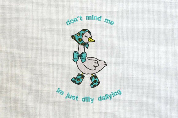 Whimsical Dilly Dallying Goose: A Designer's Sweatshirt Review